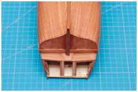 der Rumpf ist komplett geschliffen