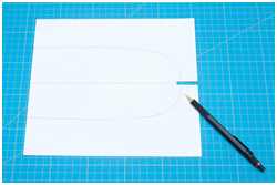 Kontur des Schanzkleides abnehmen