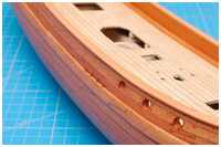 Dollbord geschliffen