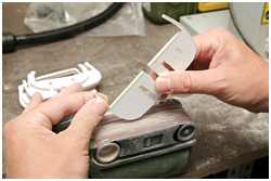 Aussägen der Mallen