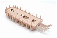 Stringer, Mallen und Deck sind verleimt