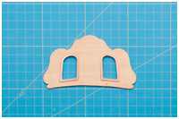 Anpassen des Kranzes am Oberspiegel