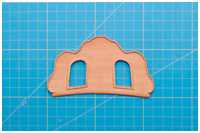 Anpassen des Kranzes am Oberspiegel