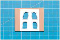 Herstellung der Fensterrahmen am Pavillonschott