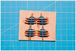 Einsetzen der Fenstersprossen