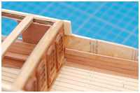 Anpassung der Innenbeplankung des Schanzkleides