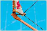 Leitblock für das Stengestag