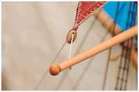 Schotblock am Toppsegel