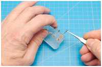 Abnehmen des getrockneten Bunschs