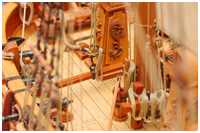 Fock am Schotblock belegt