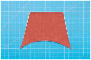 zugeschnittenes Toppsegel