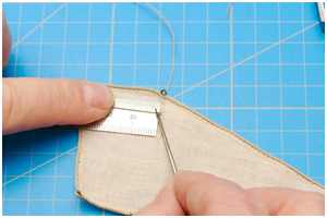 Anknoten der Reffbändsel