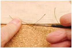 Legel für die Gordings und Geitaue am Achterliek