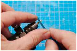 Leitkauschen an den Wanten