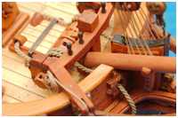 angeschrägter Vierkant am Sprietfuß