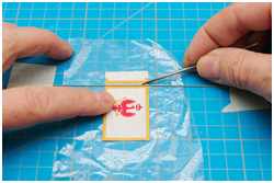 Verstärkungsseil am Vorliek