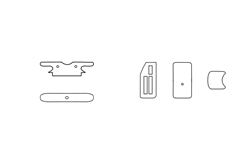 Mastklampe und Klaufallblock