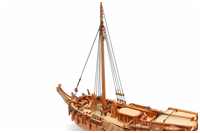 Fockstag, Wanten und Pardunen steifgesetzt