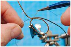 Binden des Juffernauges