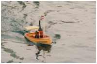 Dampfbarkasse African Queen Baujahr 1995 - RC-Bausatz - 1:12