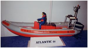 Offshore-Schlauchboot Atlantik Baujahr 1997 - RC-Bausatz - 1:10