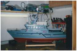 Fischereischutzschiff Drumbeat of Devon Baujahr 1996 - RC-Bausatz - 1:25