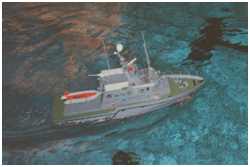 Fischereischutzschiff Drumbeat of Devon Baujahr 1996 - RC-Bausatz - 1:25