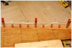 Schanzkleidst&uuml;tzen ausrichten