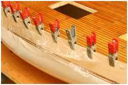 Schanzkleidst&uuml;tzen ausrichten