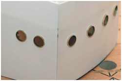 Nachbildung mit Messingringen