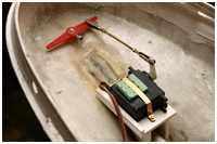 Rudermaschine liegend einbauen