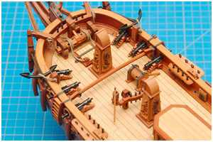 Auswahl der Hölzer für die Decksbeplankung