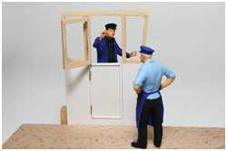 filigrane Türscharniere