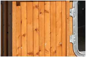 Beplankung beim Original