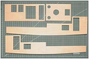 Deckssprung auf Aufbauten übertragen
