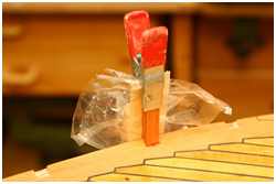 Schanzkleidstützen ausrichten