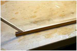 Imitation von Vollholzspanten