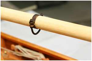 Schotbeschlag mit Bügel