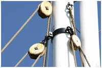 rechtsgeschlagene Seile