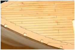 Decksplanken aufbügeln