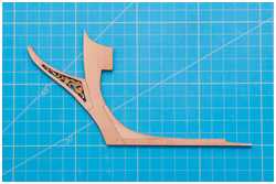 Kalfaterung mit Bleistift