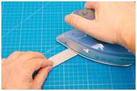 Kalfaterung mit Pappe