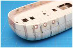 Stückpforten und Trempelrahmen