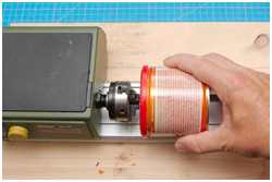 Blöcke in Form schleifen