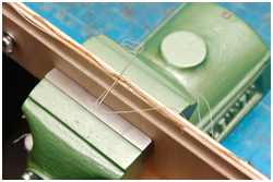 Haltevorrichtung zum Annähen des Liektaus