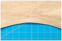 das angenähte Unterliek