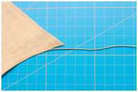 bekleideter Bereich des Schothorns