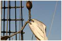 Segel mit Liektau einfassen