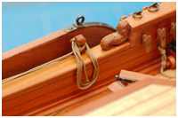 Taue versteift mit Ballenmattierung