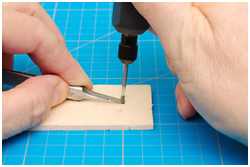 mit Ovalfräser absenken